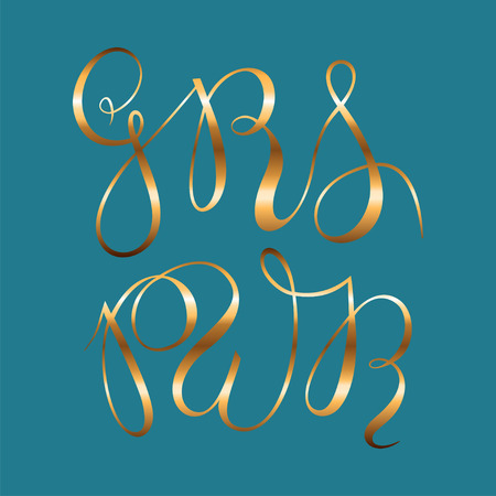 GRL PWR girl power. Woman motivational slogan. Lettering for poster design, cards, t-shirts. Vector art.のイラスト素材