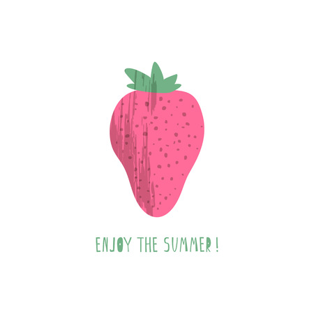 Vector illustration of strawberryのイラスト素材