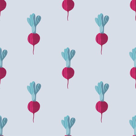 Seamless pattern with beetrootsのイラスト素材