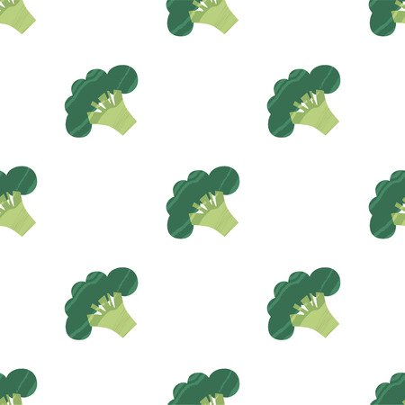 Seamless pattern with broccoliの写真素材