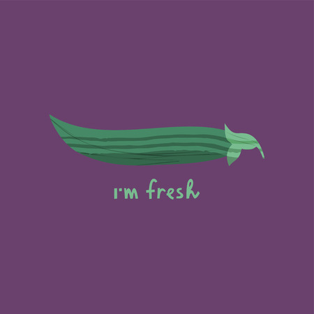 Vector illustration of peapodのイラスト素材