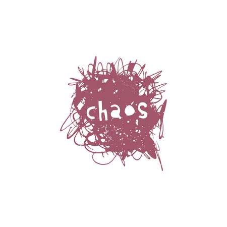Interior poster and t-shirt design consept. Handdrawn ink scribble with rustic text. Vector illustrationの写真素材