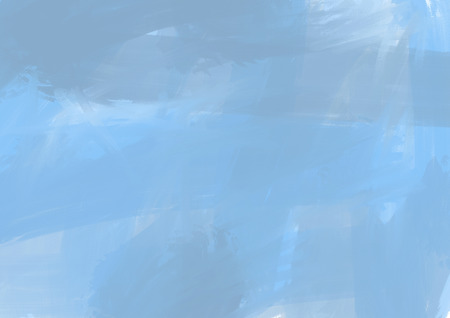 Minimalist hand drawn banner background with modern blue color. Imitation of brush stroke.の写真素材