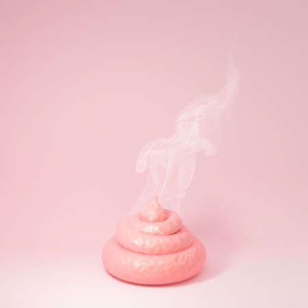 Pink poop of fairy or unicorn