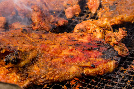 Lamb Grill is the famous western foodの写真素材