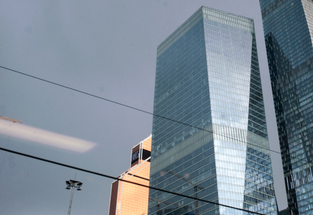 MOSCOW, RUSSIA - June, 22, 2017 Business Center "Moscow City" in Moscow.のeditorial素材