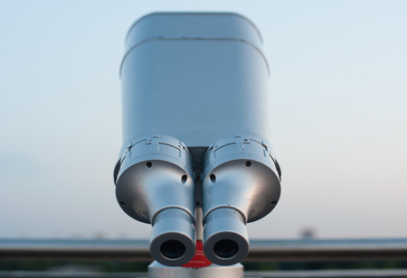 Tourist binoculars for sightseeing.の写真素材
