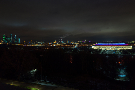 November 4, 2017 Moscow, Russia. Luzhniki stadium in Moscow, where the matches of the 2018 FIFA World Cup will be heldのeditorial素材