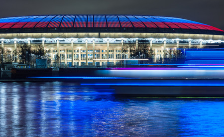 November 4, 2017 Moscow, Russia. Luzhniki stadium in Moscow, where the matches of the 2018 FIFA World Cup will be heldのeditorial素材