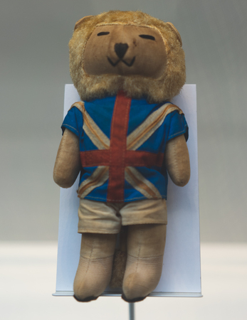 July 7, 2018, Moscow, Russia Official mascot FIFA World Cup 1966 in England a lion Willie.のeditorial素材