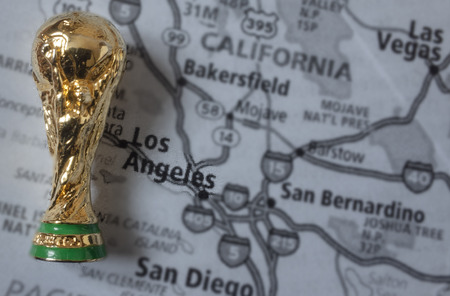 March 4, 2019, Los Angeles, USA. Los Angeles is one of the host cities of FIFA World Cup 2026 which will be held in the USA, Canada and Mexico.のeditorial素材