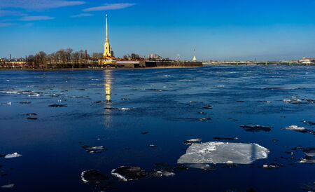 Peter and Paul fortress in St. Petersburg.の写真素材