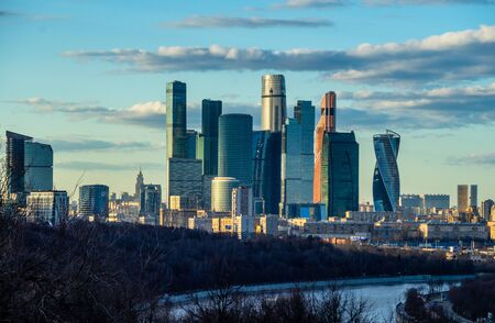 September 13, 2018, Moscow, Russia. Moscow city international office center.の写真素材