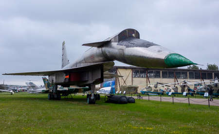 July 18, 2018, Moscow region, Russia. Soviet strategic bomber Sukhoi T-4 at the Central Museum of...