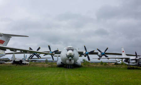 July 18, 2018, Moscow region, Russia. Soviet military transport aircraft Antonov An-22 Antei at the...