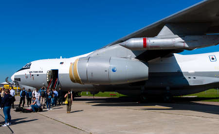August 30, 2019, Moscow region, Russia. Ilyushin Il-78 refueling aircraft at the International...