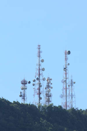 Telecommunication towerの写真素材