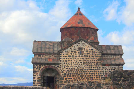 monastic complex Sevanank in Armeniaの写真素材