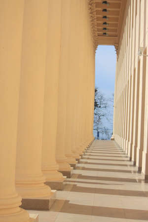passage on entrance to the theatre