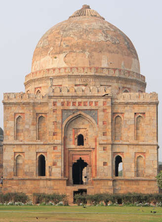 abandon temple in one of districts of Delhi, Indiaの写真素材