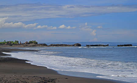 sea coast on the island Bali, Indonesiaの写真素材