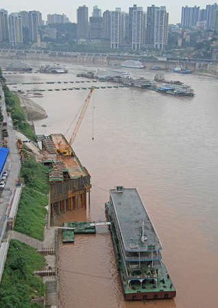 cityscape of city Chongqing, the southwest of Chinaの写真素材