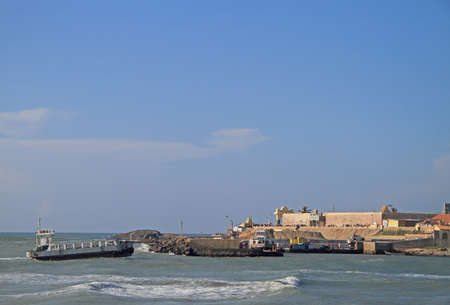 View at seaside in Kanyakumari, the southern Indiaの写真素材