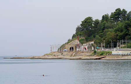 seaside in Khosta district of the greater sochi, Russia