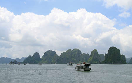 Ha long bay on the north of Vietnamの写真素材