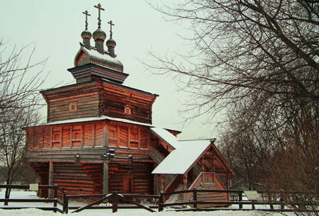 Saint George Church in former royal estate Kolomenskoyeの写真素材