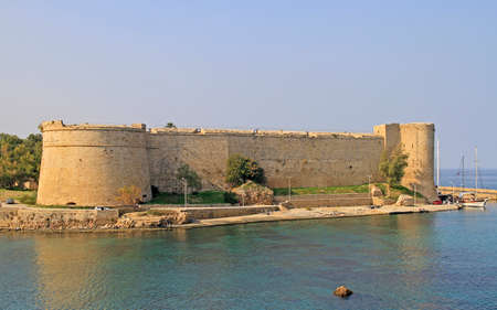 Medieval Castle in Kyrenia, turkish controlled area of Cyprusのeditorial素材