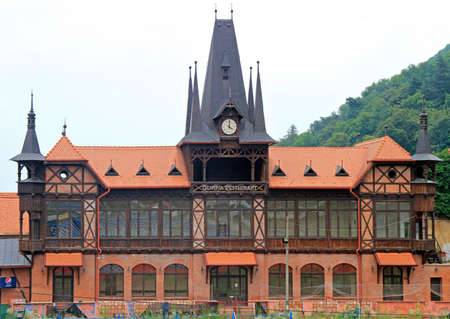Brasov, Romania - July 25, 2017: The Museum of Transylvanian Sport in Brasov, Romaniaのeditorial素材