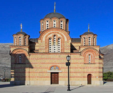 Hercegovacka Gracanica - Orthodox church in Trebinje, Bosnia and Herzegovinaの写真素材