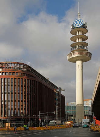 Hannover, Germany - November 13, 2018: VW Tower in the german city Hanoverのeditorial素材
