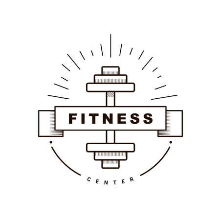 Vintage logo in retro style, vector illustrationのイラスト素材