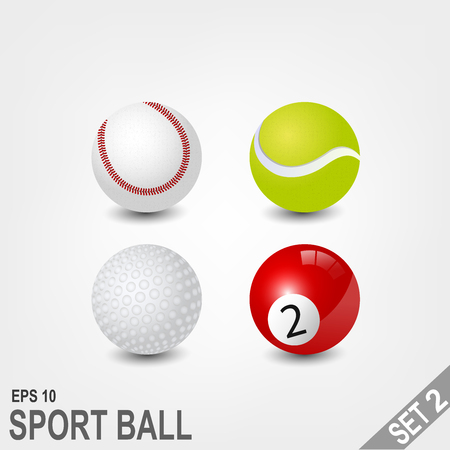 Sport Balls Set Part 2のイラスト素材