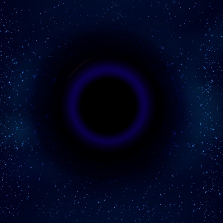 Black hole in spaceのイラスト素材