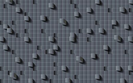 3D Cube design element background