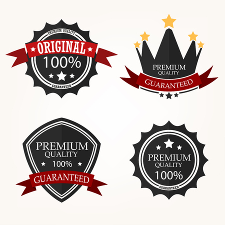 Premium Quality Label setsのイラスト素材