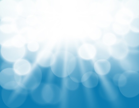 White lights shining on blue backgroundのイラスト素材