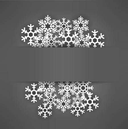 Winter background greeting cardのイラスト素材