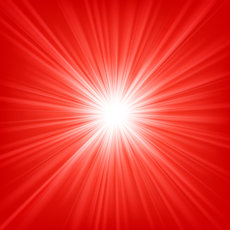 Red light shining on bright background Vector illustrationのイラスト素材