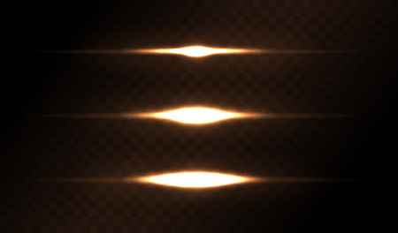 Lens flare sets. Vector Illustrationのイラスト素材