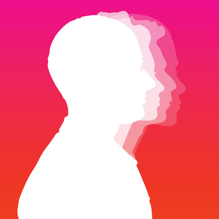 People silhouettesのイラスト素材