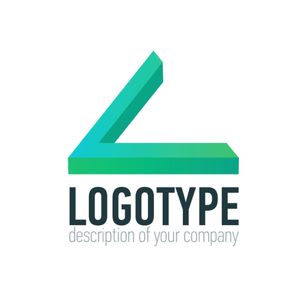Letter L logo icon design template elementsのイラスト素材