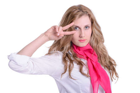 Portrait of a beautiful girlの写真素材