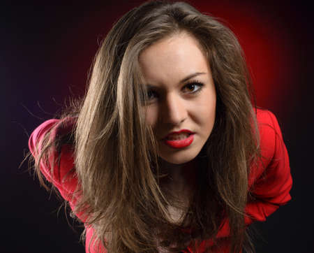 Portrait of a beautiful girlの写真素材