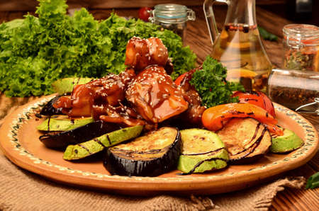 Deliciously prepared foodの写真素材