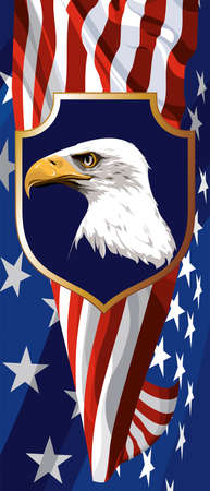 The national symbol of the USAのイラスト素材