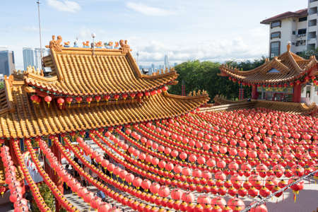 Chinese lanterns during new year festivalのeditorial素材